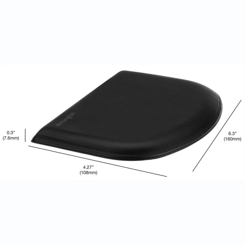 E-KO-BO楽天市場店のKensington エルゴノミクス ErgoSoft リストレストfor Mouse (スリム) K52803JP 熱可塑性ポリウレタン (TPU) ブラック｜アングル3