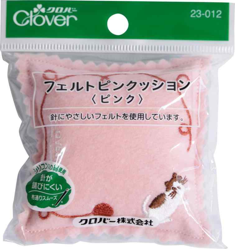 Clover フェルトピンクッションIIピンク 23-012