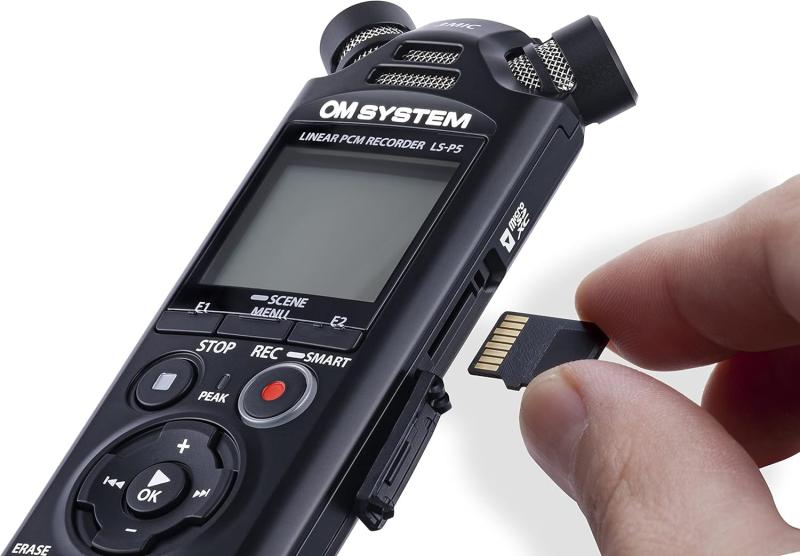 E-KO-BO楽天市場店のOM SYSTEM LS-P5 楽器演奏/ライブ録音/自然環境録音/ハイレゾPCM録音/外部メモリ対応｜アングル3