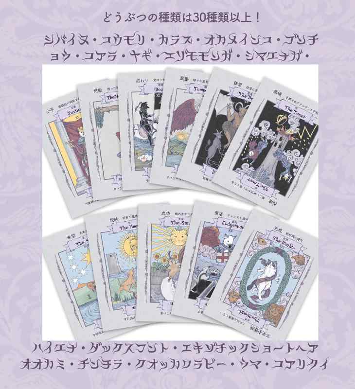 どうぶつタロット 初心者 向け タロットカード 占い ウェイト版 タロット (大アル...