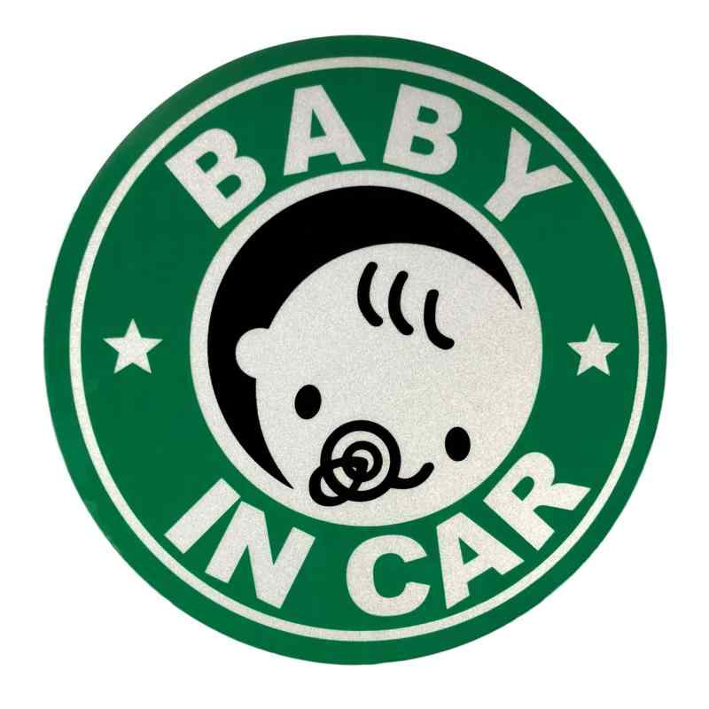 【ヨロズラボ】BABY IN CAR マグネット ステッカー 赤ちゃん