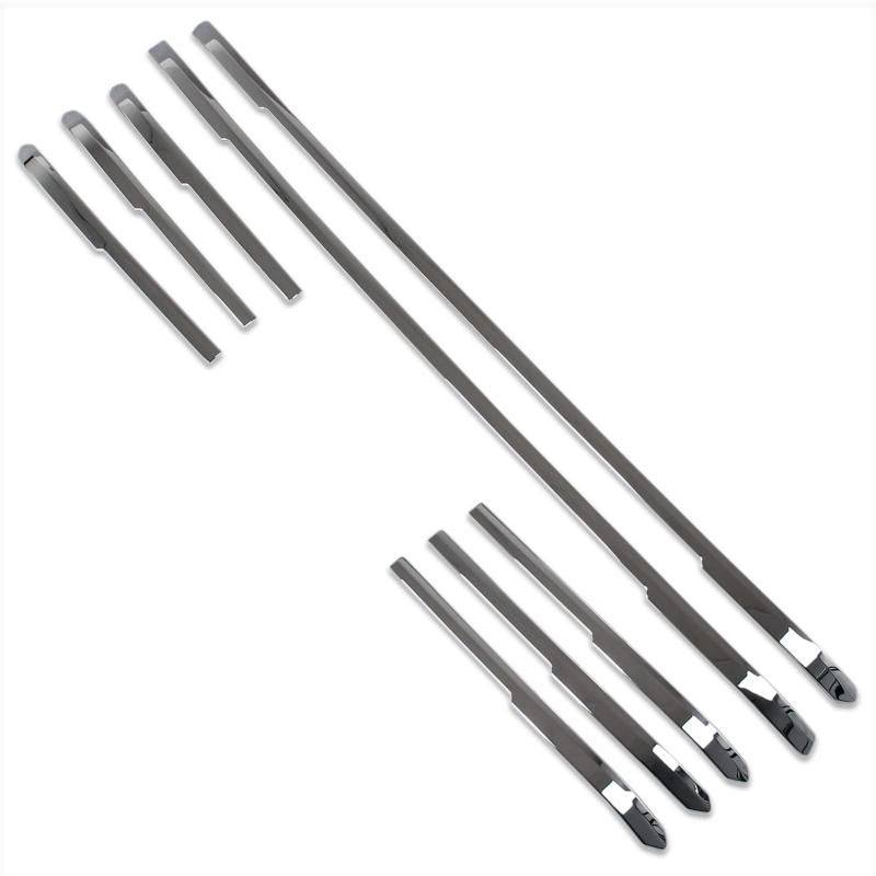 RUIQ トヨタ 新型ヴォクシー VOXY 90系(令和4年1月～) 専用 外装 クロームメッキフロント バンパー グリル ガーニッシュ Toyota VOXY 専用設計