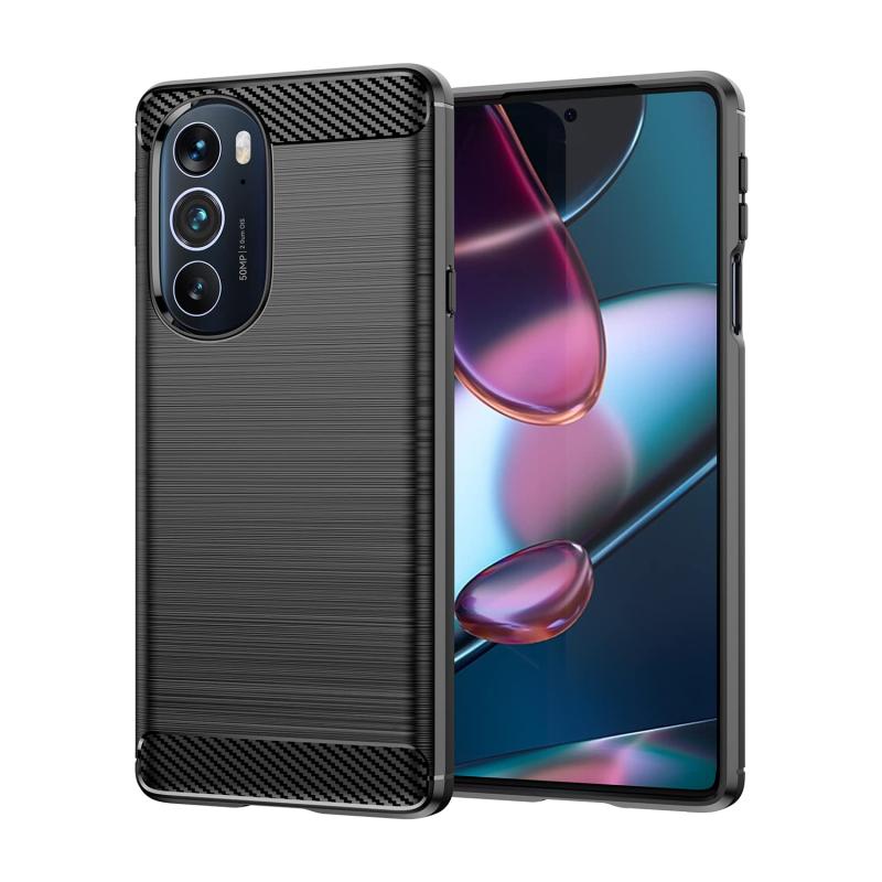 Moto Edge 30 Pro MARR ޥۥ úݥС TPU ꥳ  ݸХѡ դ Moto Edge 30Pro  Ѿ׷ (֥å)