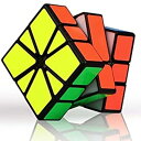 Bokefenuo QY 3x3 スクエアワン ブラックQifaスクエア-1マジックキューブ 3x3x3 SQ1パズルキューブ