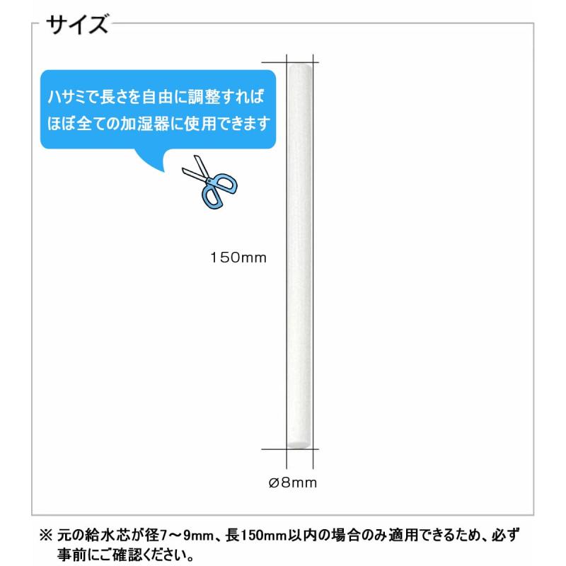 【収納ケース付き】 綿棒 卓上加湿器用 吸水芯...の紹介画像3