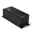 StarTech.com 7ポートUSB-Aハブ セルフパワー対応(ACアダプタ付属) サージ保護 メタル業務用USB 3.0ハブ DINレール/壁面/デスク下への取付可能 High Speed USB 3.1 Gen 1 5Gbps対応ハブ HB30A(2)