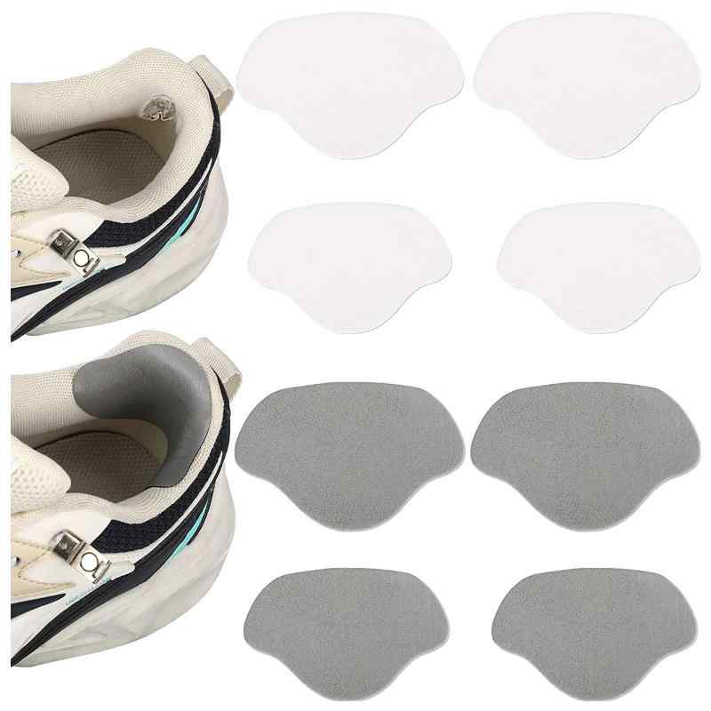 [LIKENNY] かかと修理 パッチ シューズ補修材 スニーカー修復 靴修理内側シール 靴ずれ防止 踵保護 サイズ調整 貼るだけで簡単 男女兼用 靴補修用品 4足8枚セット