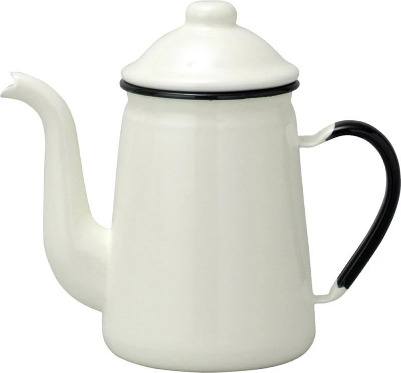 樂天商城 - 野田琺瑯 コーヒーポット ホーロー 1.0L IH対応 日本製 キリン