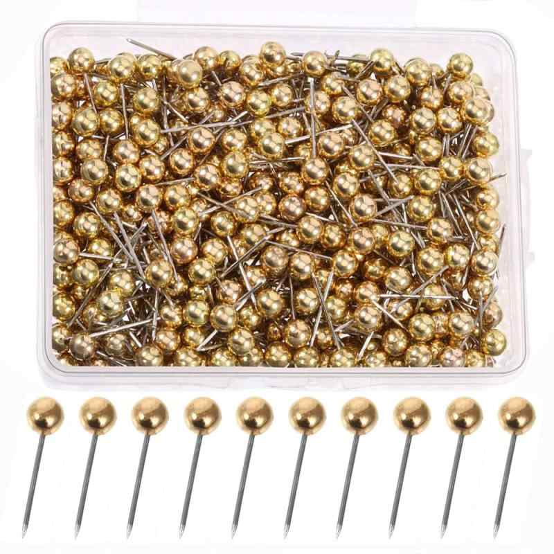 YJRUNFU 画鋲 目立たない 虫ピン 壁 画鋲 押しピン 虫ピン 200個入りボールピン 後が残らない 装飾画鋲..