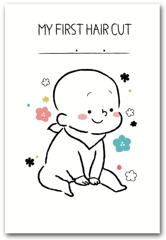 ファーストカット アート 胎毛 台紙 記念日 赤ちゃん