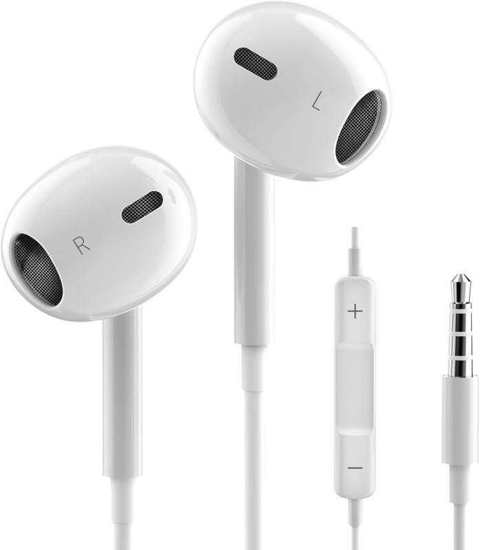 イヤホン 有線イヤホン 3.5mmジャック HIFI音質 音量調整 重低音 ノイズキャンセリング マイク付き 通話可能 ハイレゾ クリア通話 音量調節 ステレオイヤフォン ヘッドホン ekobo-10100543 E-KO-BO楽天市場店 パッケージ画像