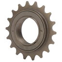 自転車フリーホイール 18T シングルスピード自転車リアフリーホイール シングルスピードバイク用スムーズ低ノイズフライホイール (茶色)(4)