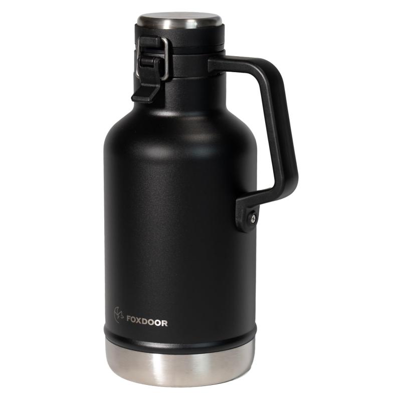樂天商城 - FOXDOOR アイスジャグ 氷 溶けない 水筒 グロウラー 炭酸 1.9L 大容量 氷入れ 保冷 スポーツ アウトドア キャンプ 炭酸対応 ビール 持ち運び ステンレス