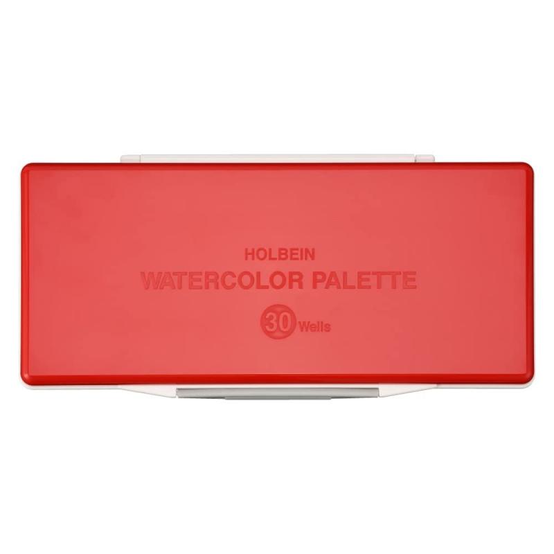 ホルベイン 小部屋が取り外せる水彩パレット RP-30 30仕切 （シャーレ 32ヶ、大 4ヶ） 210192W335×D320×H15mm（開いた状態）W335×D160×H30mm（閉じた状態）付属：シャーレ 小：32ヶ、大：4ヶ