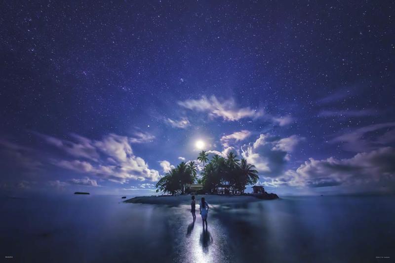 1000ピース ジグソーパズル KAGAYA 南の島の月夜(JEEP島) 【光るパズル】 (50x75cm)KAGAYA完成サイズ:50x75cm種類:単品原産国:日本
