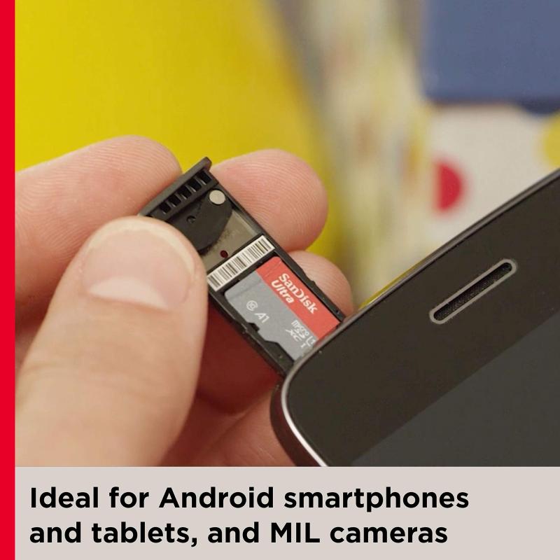 Sandisk MicroSDカード256GB Ultra UHS I 150MB/s R スマートフォン用 SDSQUAC-256G-GN6MN