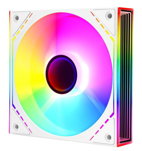 Thermalright TL-M12W-S 120mm ARGB CPUファン、速度1500RPM、ホワイト コンピュータケースファン、静音4ピンPWM PCファン、S-FDBベアリングCPUクーラーファン用、サイドミラーARGB照明効果付き Thermalright TL-M12W-S 120mm ARGB CPUファン、速度1500RPM、ホワイト コンピュータケースファン、静音4ピンPWM PCファン、S-FDBベアリングCPUクーラーファン用、サイドミラーARGB照明効果付き