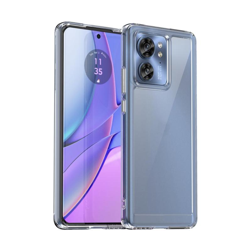 Rakuten - motorola edge 40 ケース『AFINER』新型 軽量 超薄型 TPU+PC 透明 カバー motorola edge 40 専用 耐衝撃 衝撃吸収 指紋防止 擦り傷防止 レンズ保護 着脱簡単