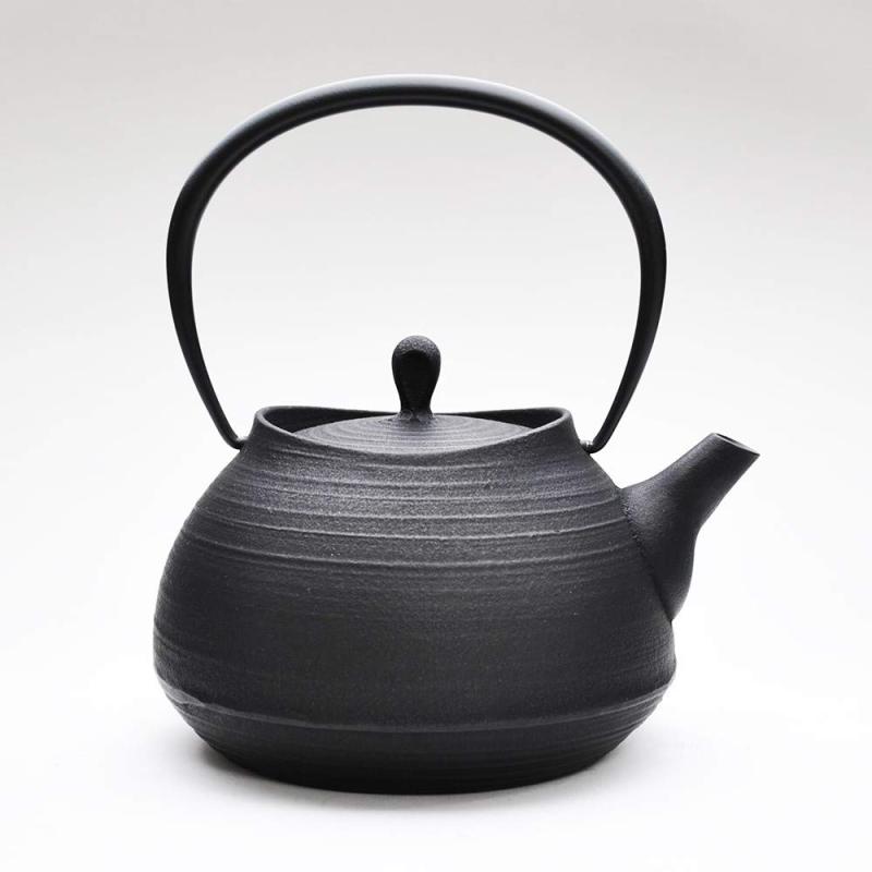 Rakuten - 南部鉄器：壱鋳堂 鉄瓶 刷毛目 hakeme 1L 【黒仕上げ】【IH調理器対応】