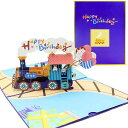 バースデーカード 立体 3Dケーキ お誕生日おめでとうカードをポップアップ 誕生日メッセージカード手作りギフト 親戚、恋人、両親、教師、友達、子供たちへ 誕生日...