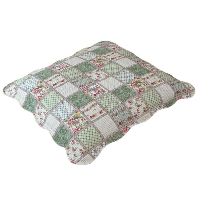 リヴェール 座布団カバー 2枚セット 60x110cm 長座布団用 綿100% ウォッシュキルト 水洗い キルティン..