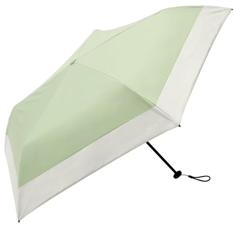 樂天商城 - ビコーズ because 折りたたみ傘 50cm UVカット約99.9% 軽量 120g 日傘 晴雨兼用 レディース スリム おしゃれ コンパクト PUスーパーライト/バイカラーミニ
