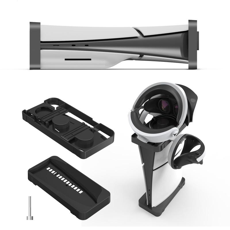 樂天商城 - PS5 Slim 本体横置き収納スタンド 【新登場】PS5 (CFI-2000A01)用縦横兼用スタンド 放熱改善 地震対策 転倒防止 傷付き防止、本体をもっと安心に収納 PS5 Slim アクセサリー 収納スタンド ディスク