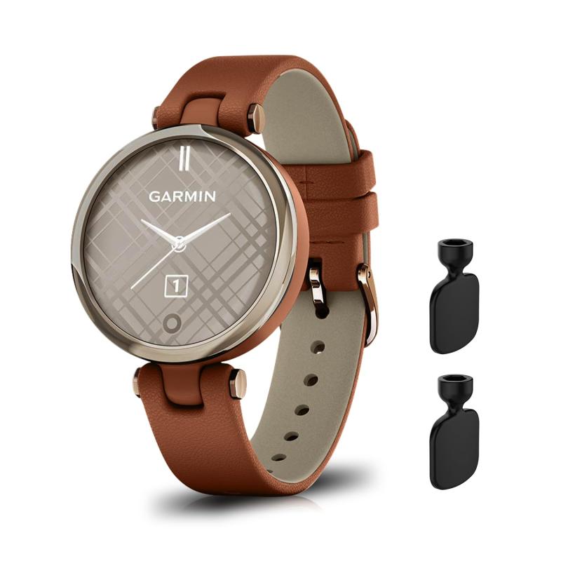 [SeGinn] Leather Band for Garmin Lily - Replacement Band, Premium Quality, Easy Installation, Business Style, Lightweight, Adjustable Size, Compatible with Garmin Lily Band