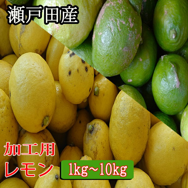 レモン 訳あり 加工用 1kg・2kg・3kg・5kg・10kg 国産 瀬戸内レモン 広島レモン 瀬戸田レモン 加工用レモン 瀬戸内レモン ノーワックス 防腐剤...