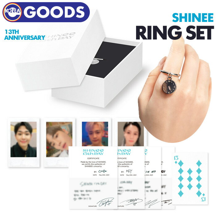 ＼SALE／＜即日発送＞【 SHINee 13th ANNIVERSARY リング フォトカードセット RING PHOTO CARD SET 】シャイニー SMTOWN STORE 公式グッズ
