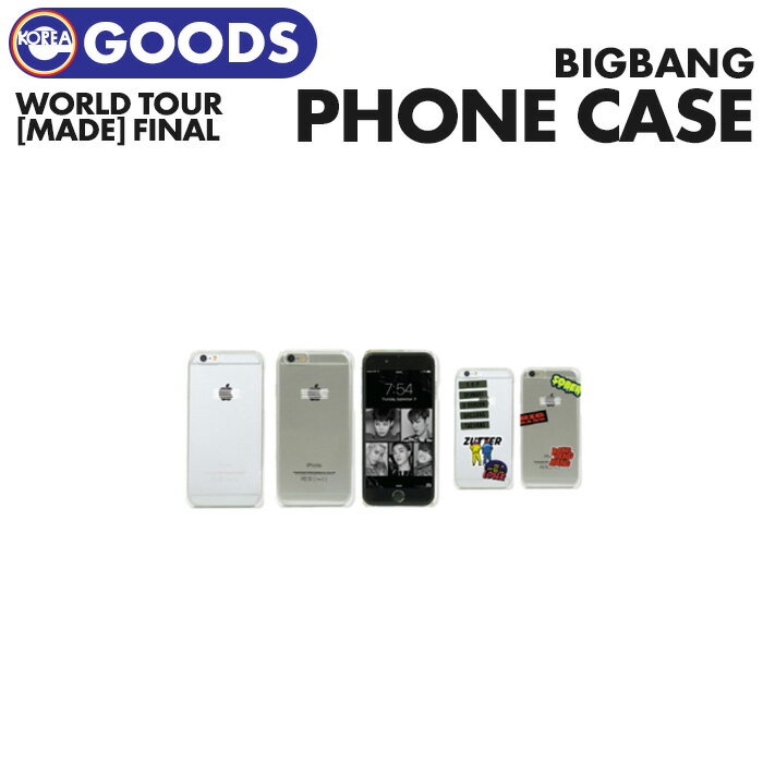 ＼SALE／＜即日発送＞【 iPhone 5/5S 6/6S 6 PLUS Case / BIGBANG MADE FINAL IN SEOUL 】公式グッズ (代引不可/ネコポス便)