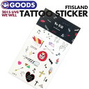 ＼SALE／＜即日発送＞【 FTISLAND TATOO STICKER 】2015 FTISLAND LIVE WE WILL 公式グッズ タトゥーステッカー【代引不可】(ネコポス便)