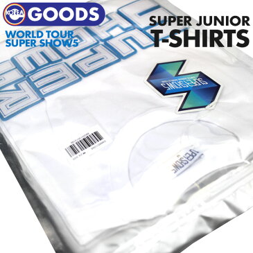 【即日発送】【 SUPER JUNIOR Tシャツ (Mサイズ/WHITE) 】 SUPER JUNIOR (スーパージュニア) SUPER SHOW 5 IN SEOUL 公式グッズ