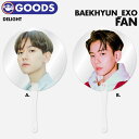 ＼SALE／＜即日発送＞【 BAEKHYUN 透明うちわ -Delight ver.- 】 EXO エクソ ベッキョン ビョンベクヒョン イメージ ピケット SMTOWN STORE 公式グッズ