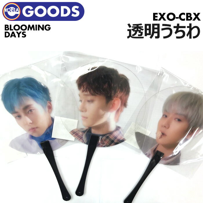 ＼SALE／＜即日発送＞【 EXO-CBX 透明うちわ BLOOMING DAYS ver. 】エクソ チェンベクシ SMTOWN SUM 公式グッズ チェ…