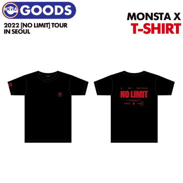 ◆予約◆【 Tシャツ 】【 MONSTA X 2022 NO LIMIT TOUR in SEOUL MD 】モンスタエックス モネク モンエク ソウルコン 公式グッズ【キャンセル不可】
