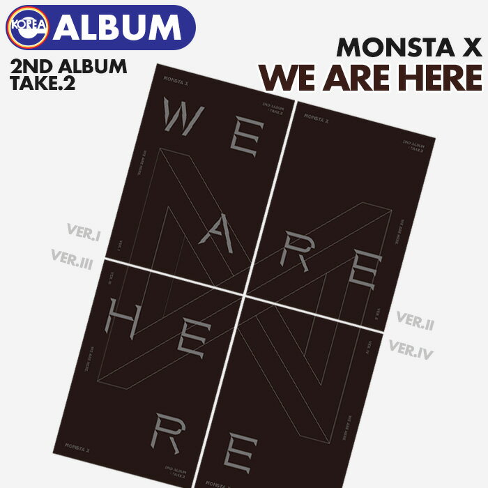 _SALE^y I / |X^[(ۂ߂)t / MONSTA X K2W Ao Take. 2 WE ARE HERE zX^GbNX GN lN 2ND ALBUM CD