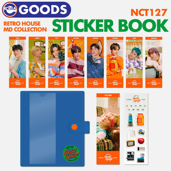 _SALE^y XebJ[ubN zy RETRO HOUSE NCT 127 zSTICKER BOOK ObY SMTOWNyLZsz