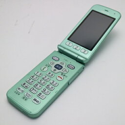 【中古】 新品同様 F-02J らくらくホン ミントグリーン 安心保証 即日発送 ガラケー DoCoMo 富士通 本体 白ロム あす楽 土日祝発送OK