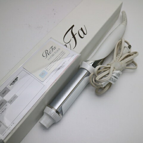 【中古】安心保証 良品中古 RE-AF00A ReFa BEAUTECH CURL IRON 32mm ホワイト 本体 即日発送 土日祝発送OK あす楽