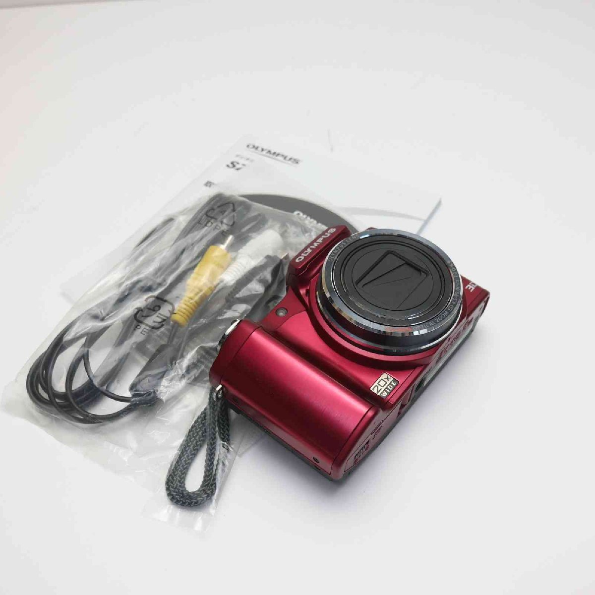 【中古】 超美品 SZ-11 レッド 安心保証 即日発送 OLYMPUS デジカメ デジタルカメラ 本体 あす楽 土日祝発送OK