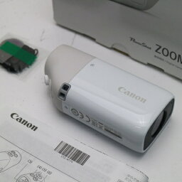 【中古】 新品同様 PowerShot ZOOM ホワイト 安心保証 即日発送 コンデジ Canon あす楽 土日祝発送OK