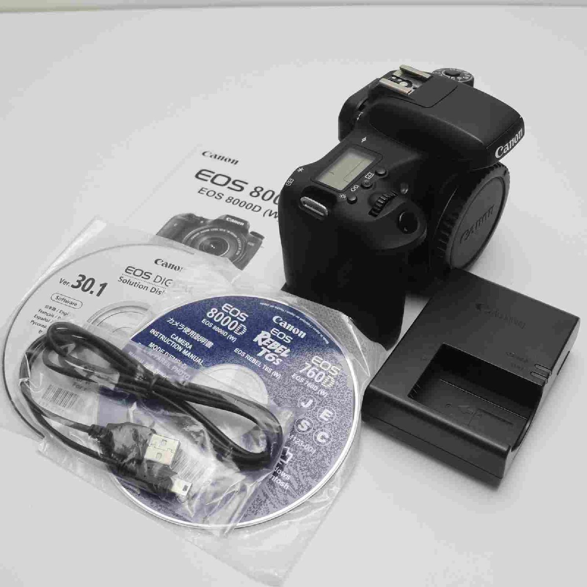 【中古】 超美品 EOS 8000D ブラック 安心保証 即日発送 一眼レフ Canon 本体 あす楽 土日祝発送OK