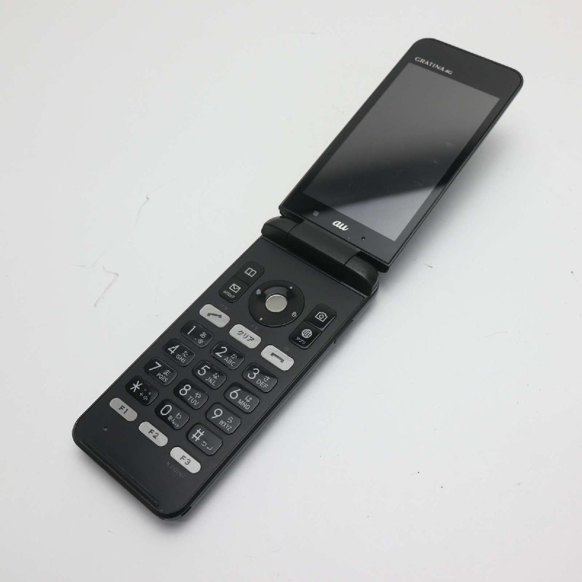 【中古】 美品 au KYF31 GRATINA 4G ブラック 安心保証 即日発送 ガラケー AU KYOCERA 本体 白ロム あす楽 土日祝発送OK