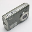 【中古】 美品 COOLPIX S600 チタンシル