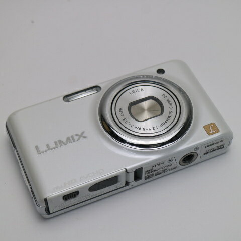 【中古】 超美品 DMC-FX77 リリーホワイト 安心保証 即日発送 Panasonic LUMIX デジカメ 本体 あす楽 土日祝発送OK