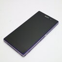 【中古】 良品中古 au SOL23 Xperia Z1 パープル 安心保証 即日発送 スマホ au 本体 白ロム あす楽 土日祝発送OK