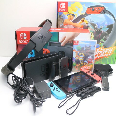 【中古】 美品 Nintendo Switch ネオンブルーネオンレッド 安心保証 即日発送 本体 あす楽 土日祝発送OK