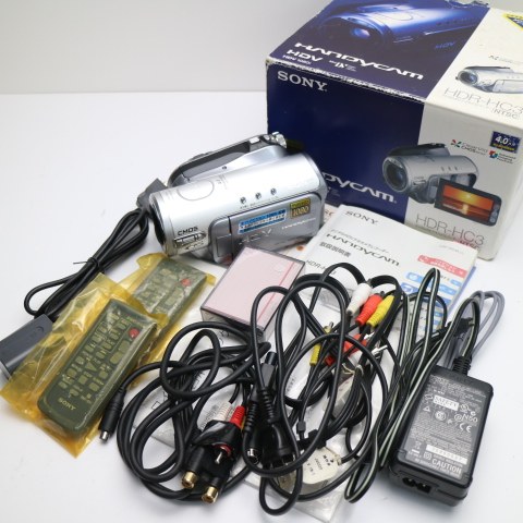 【中古】 新品同様 HDR-HC3 シルバー 