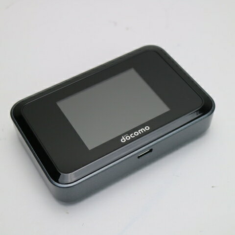 【中古】 新品同様 HW-01H Wi-Fi STATION ブラック 本体 白ロム 中古 土日祝発送OK